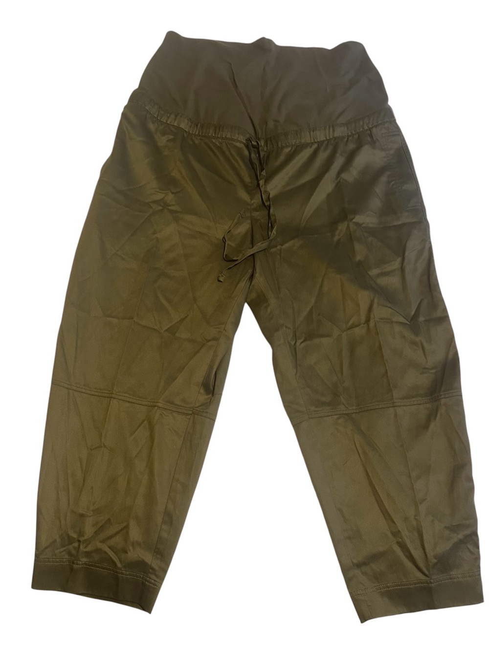 Isabel + Ingrid High Rise Barrel Leg Chino Maternity Pants Size XL